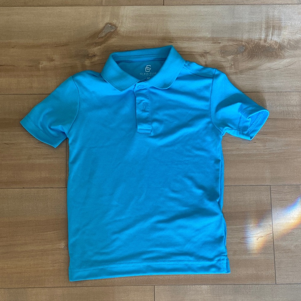 Bright Turquoise Polo Shirt - Kids